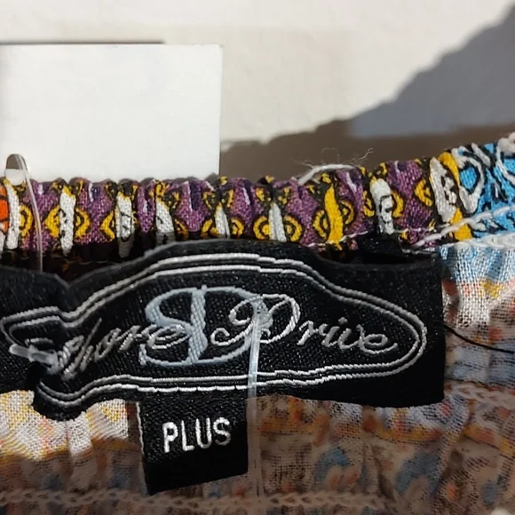 Ladies Shore Drive Plus Size Patchwork Dress - Picture 3 of 10